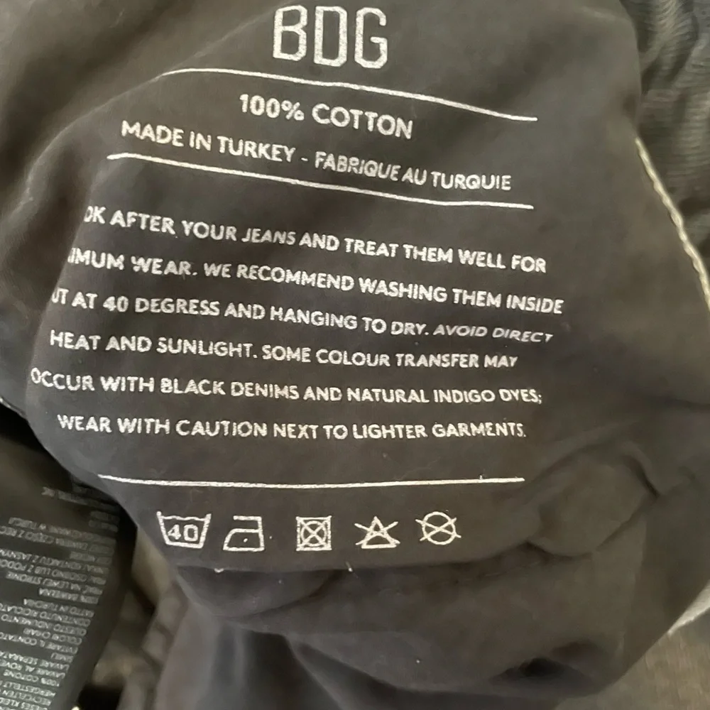 Bdg urban outfitters Louis 2 Seamed Loose Fit Jeans washed black 36x32 - Picture 11 of 13